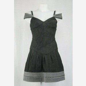 Zac Posen | Corset Denim Dress | Sz 4
